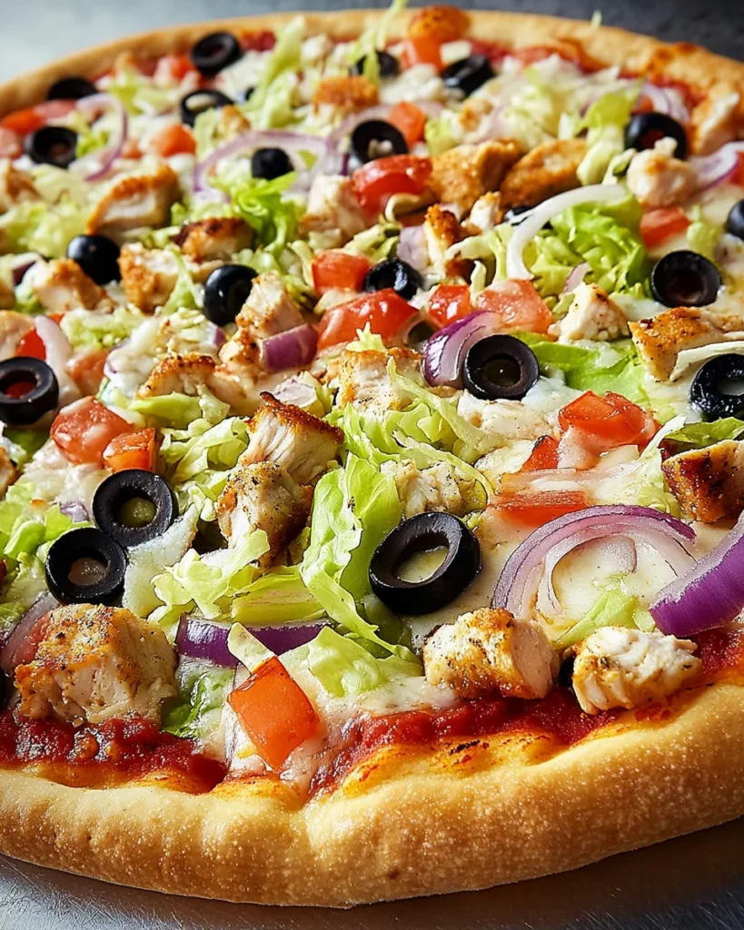 Mediterranean Chicken Pizza: A Flavorful Twist on Tradition