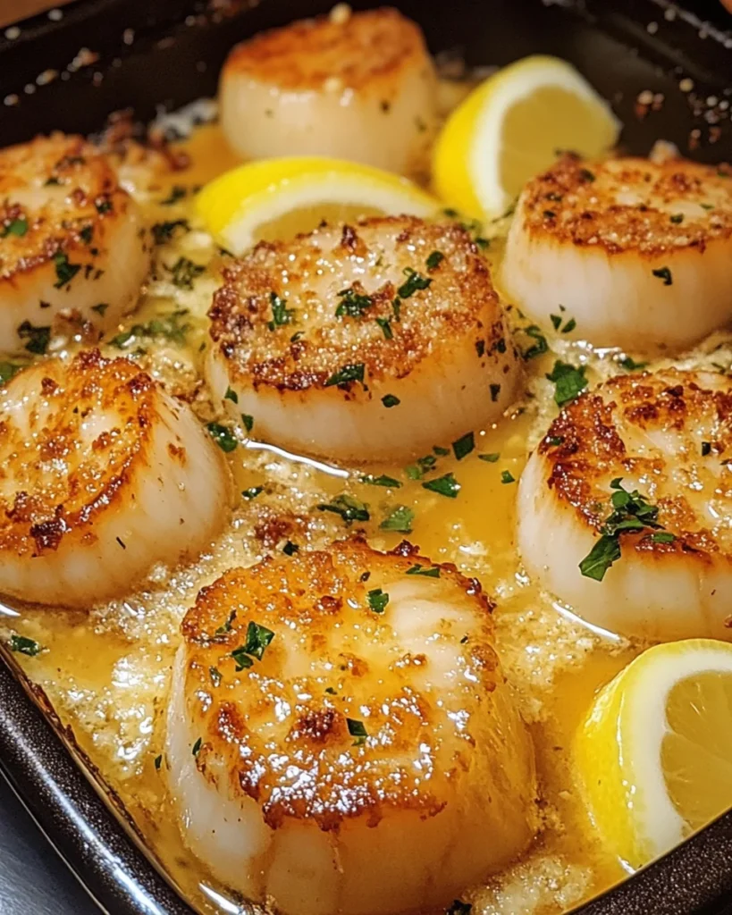 Garlic Butter Baked Scallops: A Delicious Seafood Delight