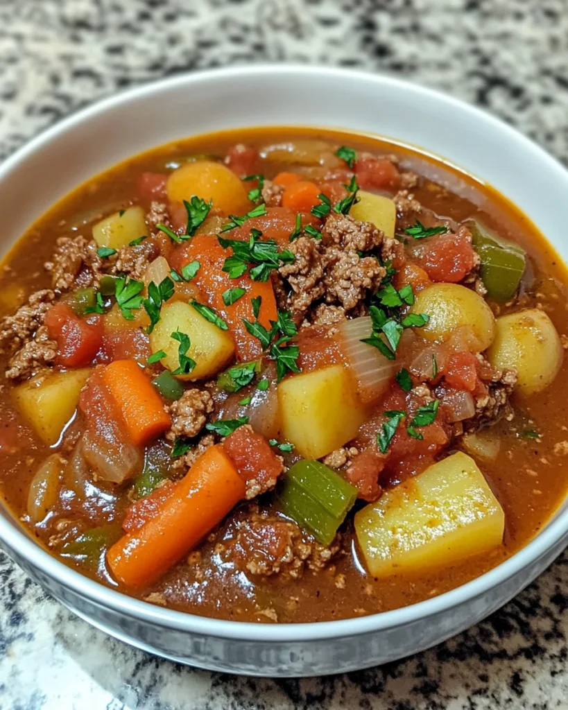 Ground Beef Stew