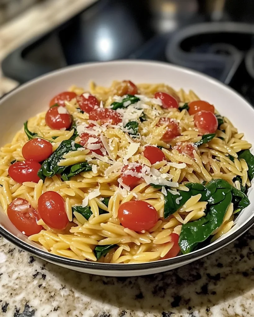 Creamy Tuscan Orzo