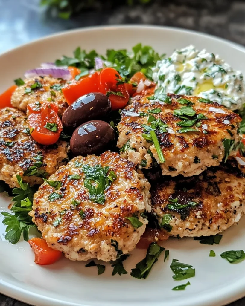 Mediterranean Chicken Patties: A Flavorful and Healthy Recipe