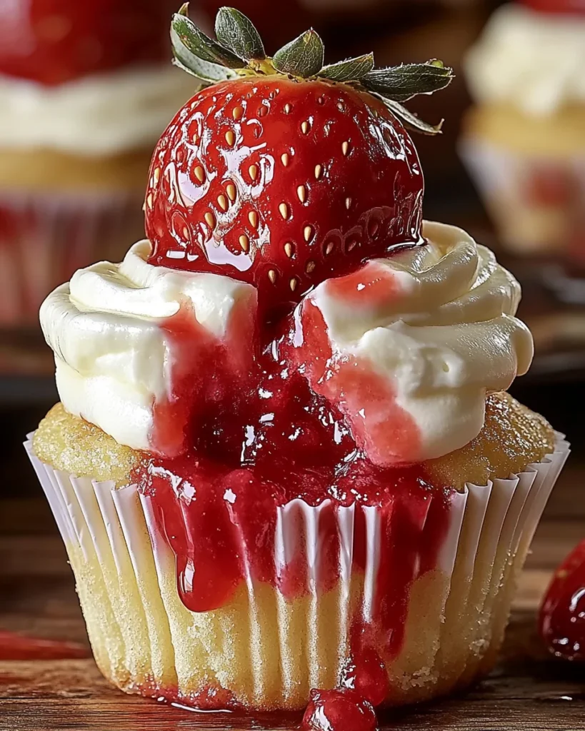 Strawberry Cheesecake Cupcakes