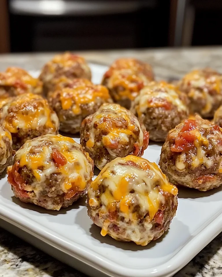 Rotel Cream Cheese Sausage Balls