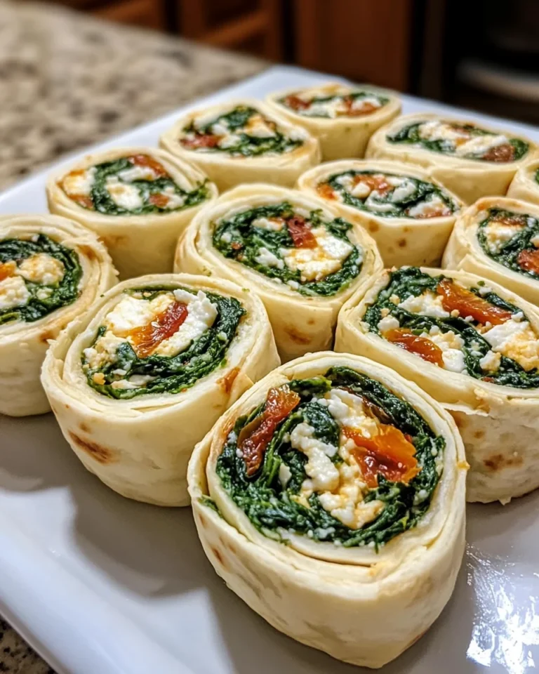 Spinach Feta Pinwheels: A Delicious and Easy Recipe