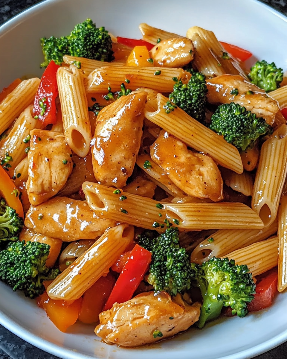 One-Pot Spicy Honey Garlic Chicken Pasta: A Flavorful Delight