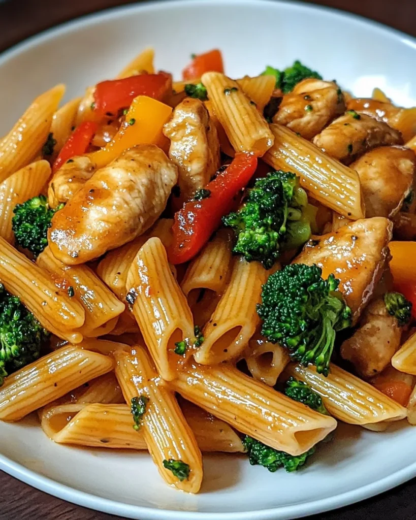 One-Pot Spicy Honey Garlic Chicken Pasta: A Flavorful Delight