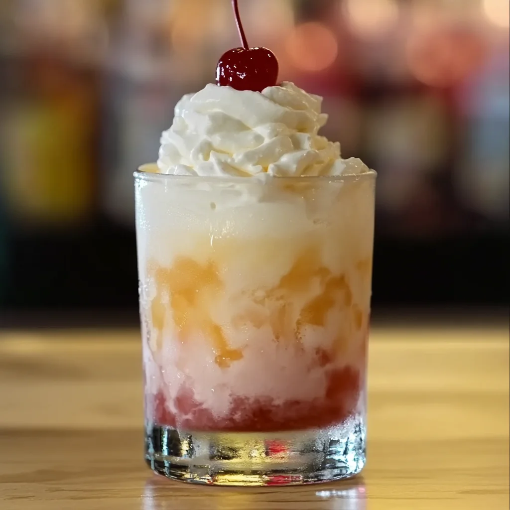Peaches & Cream Cocktail