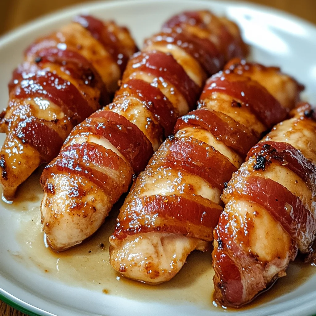 Bacon Brown Sugar Chicken Tenders