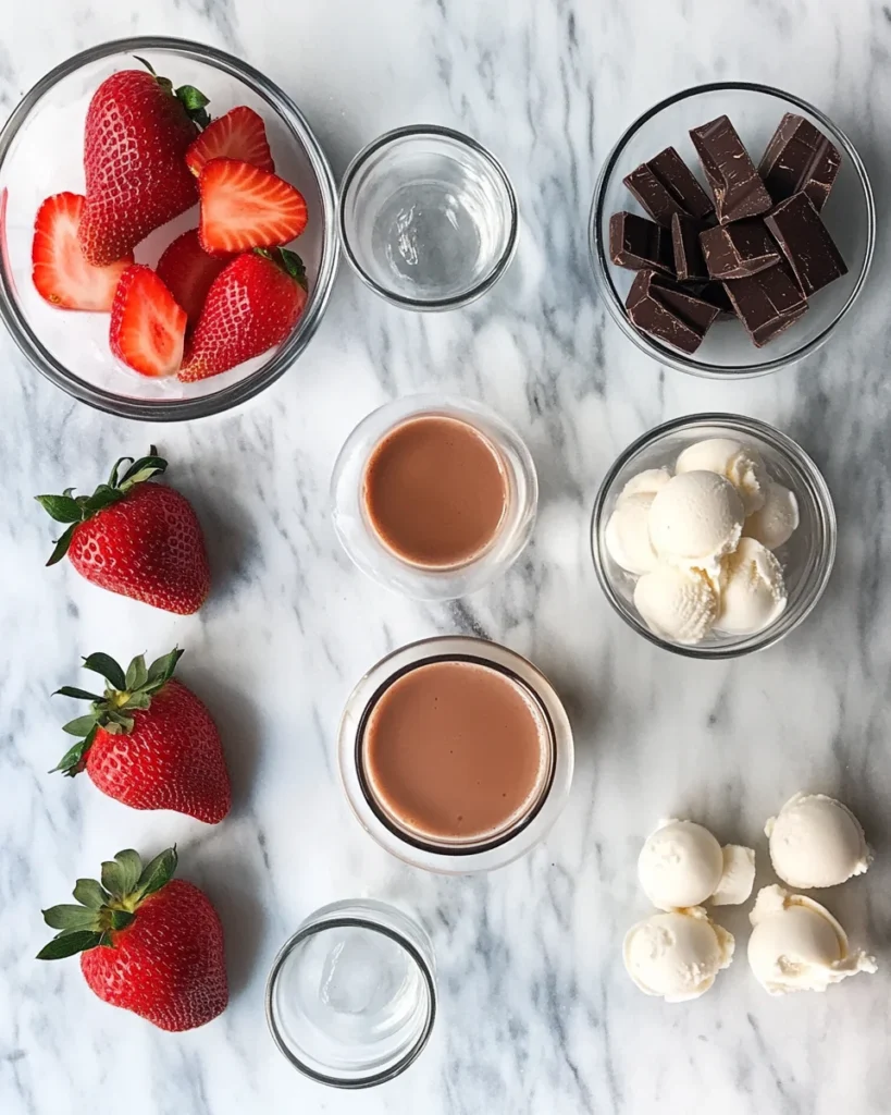 Pink and White Swirl Boozy Milkshake