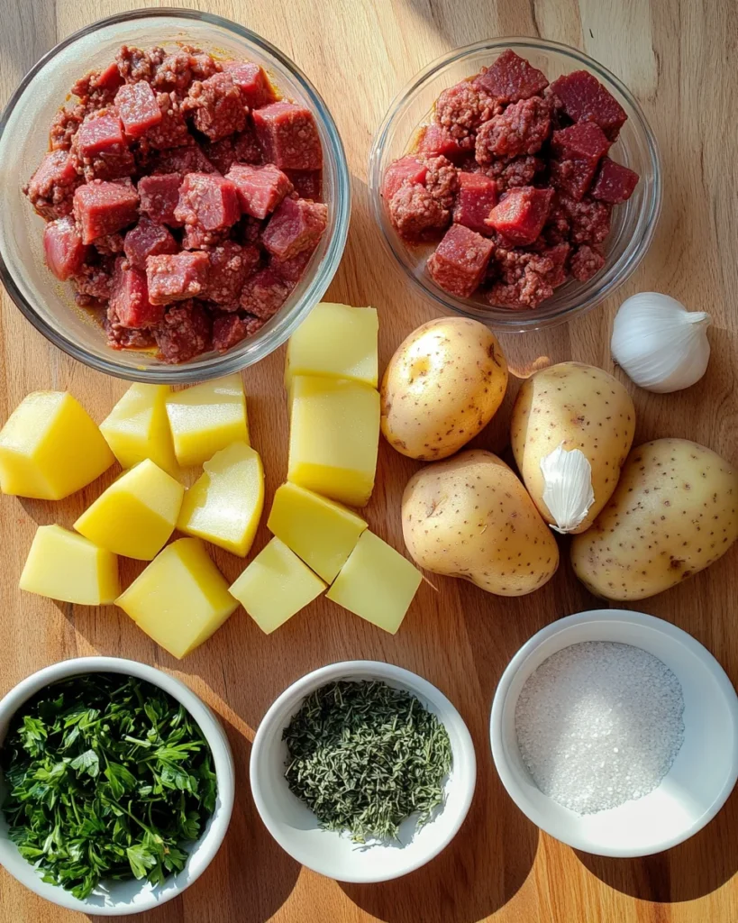Ground Beef and Potatoes