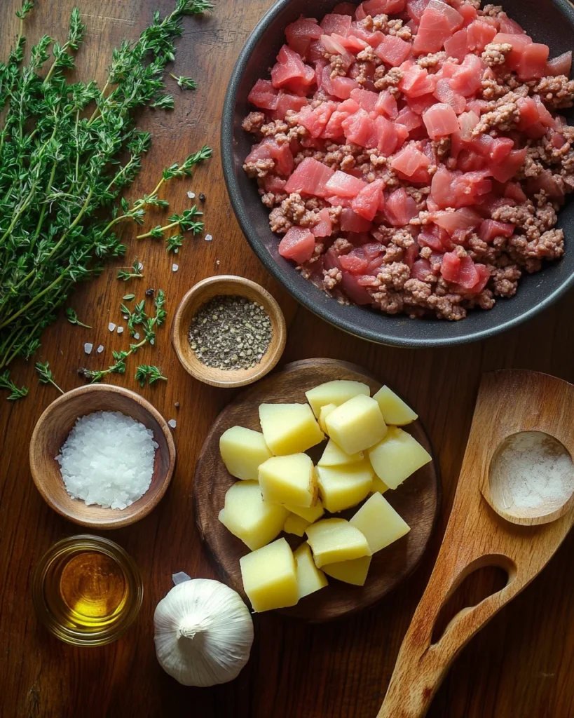 Ground Beef and Potatoes