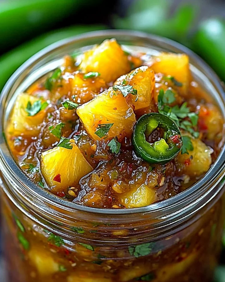 Spicy Pineapple Jalapeño Chutney: A Sweet & Spicy Must-Try!