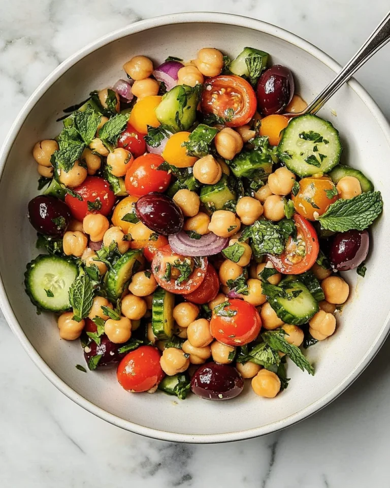 Chickpea Salad: A Healthy and Delicious Recipe You’ll Love