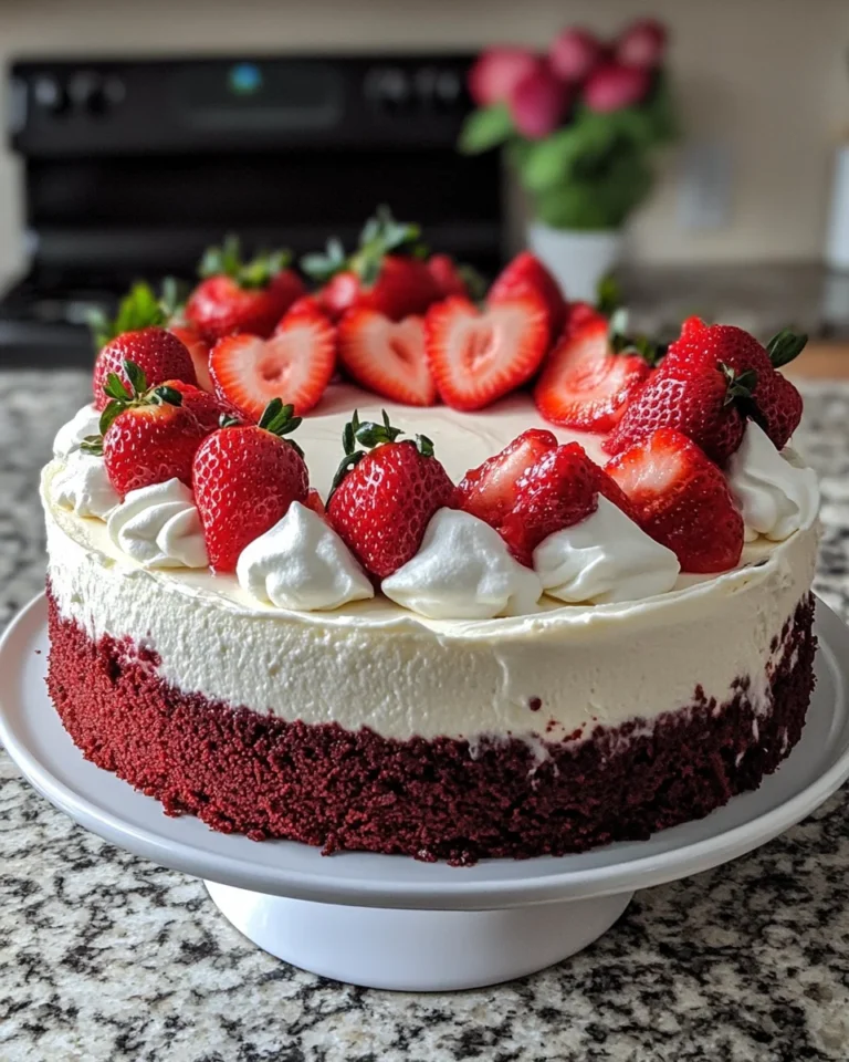 Red Velvet Strawberry Cheesecake Recipe: A Must-Try Delight!