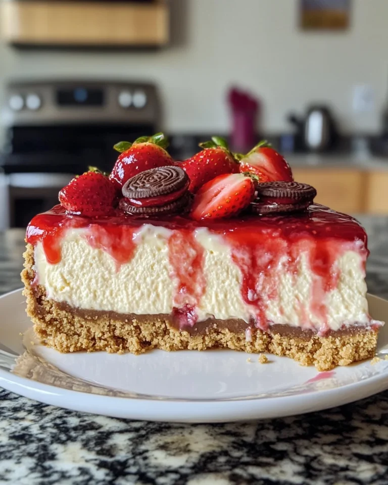 Strawberry Crunch Cheesecake Recipe