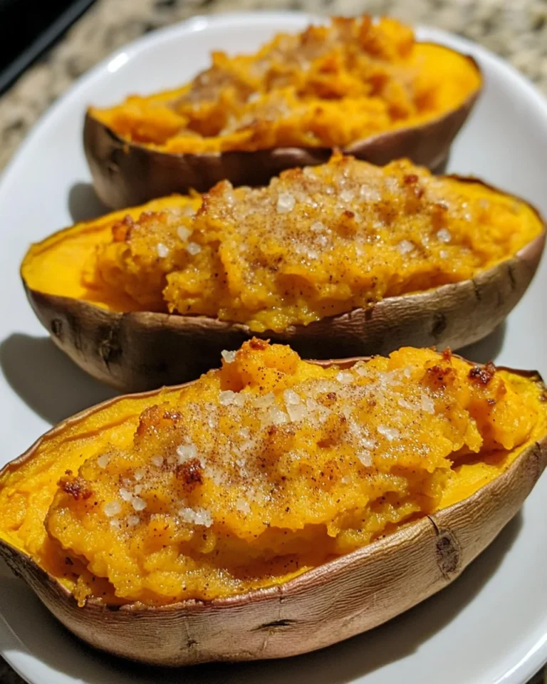 Twice Baked Sweet Potatoes: Creamy, Sweet & Irresistible