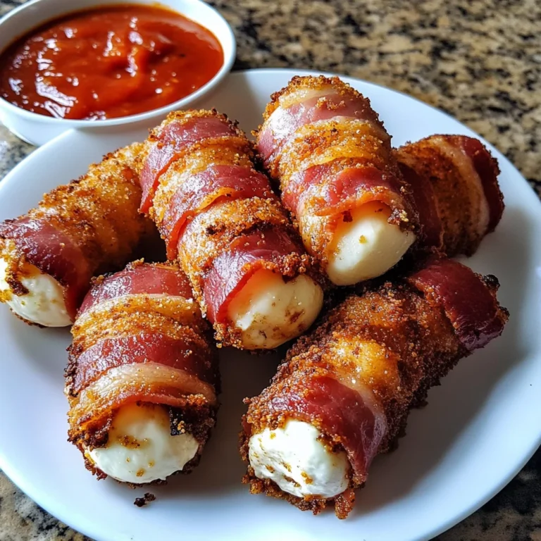 Bacon Wrapped Mozzarella Sticks: A Delicious Snack Recipe