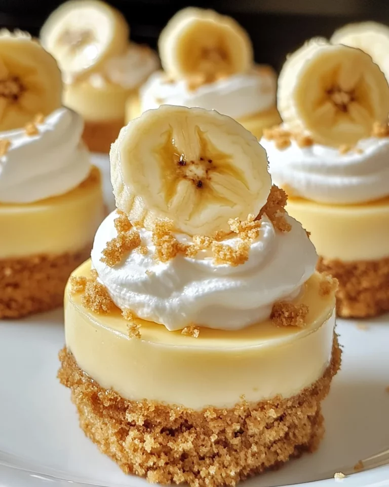 Mini Banana Pudding Cheesecakes