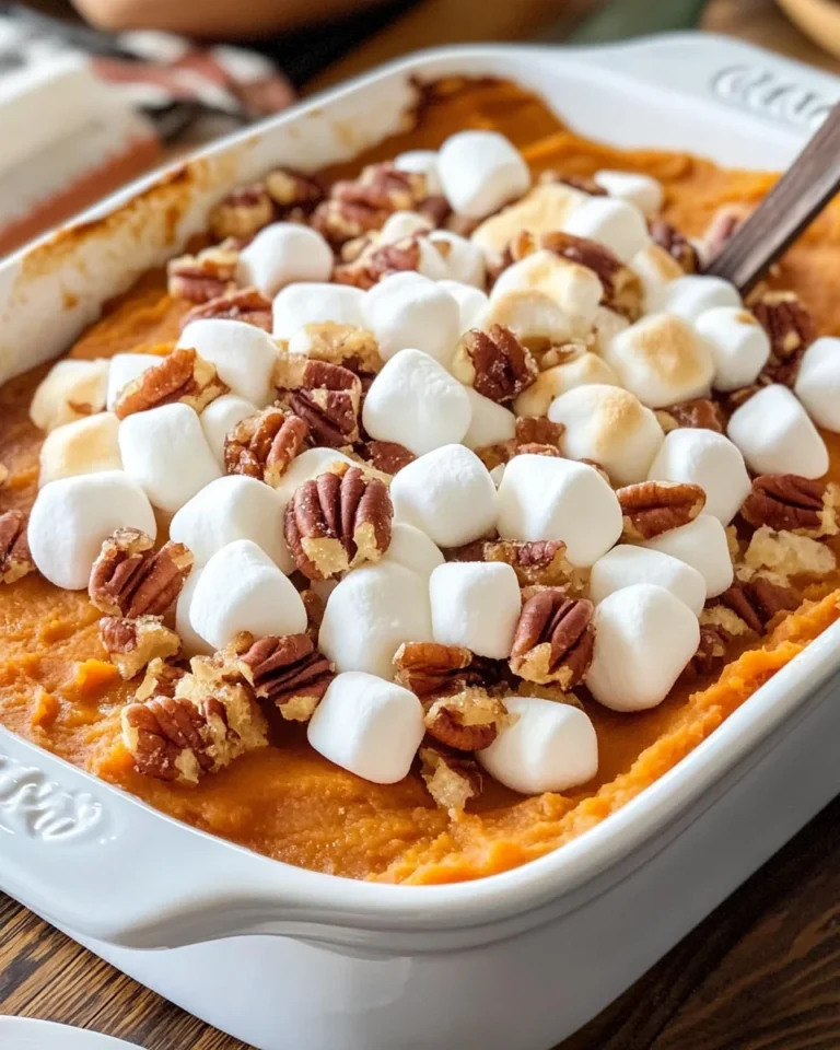 Sweet Potato Casserole with Marshmallows