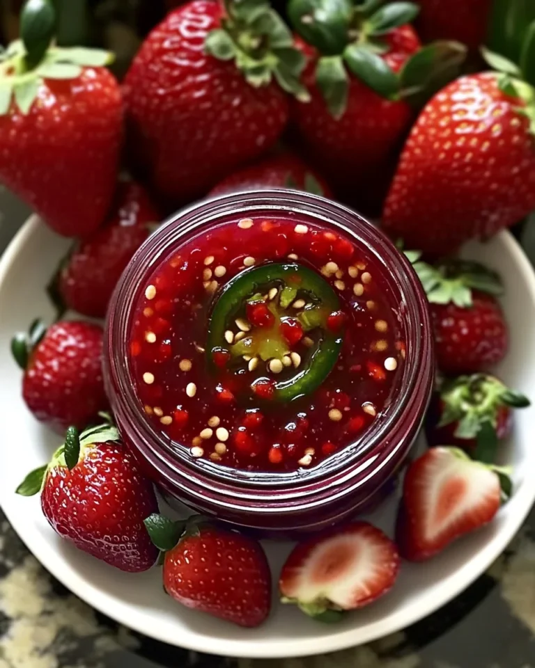 Jalapeño Strawberry Jam: A Sweet Spicy Delight!