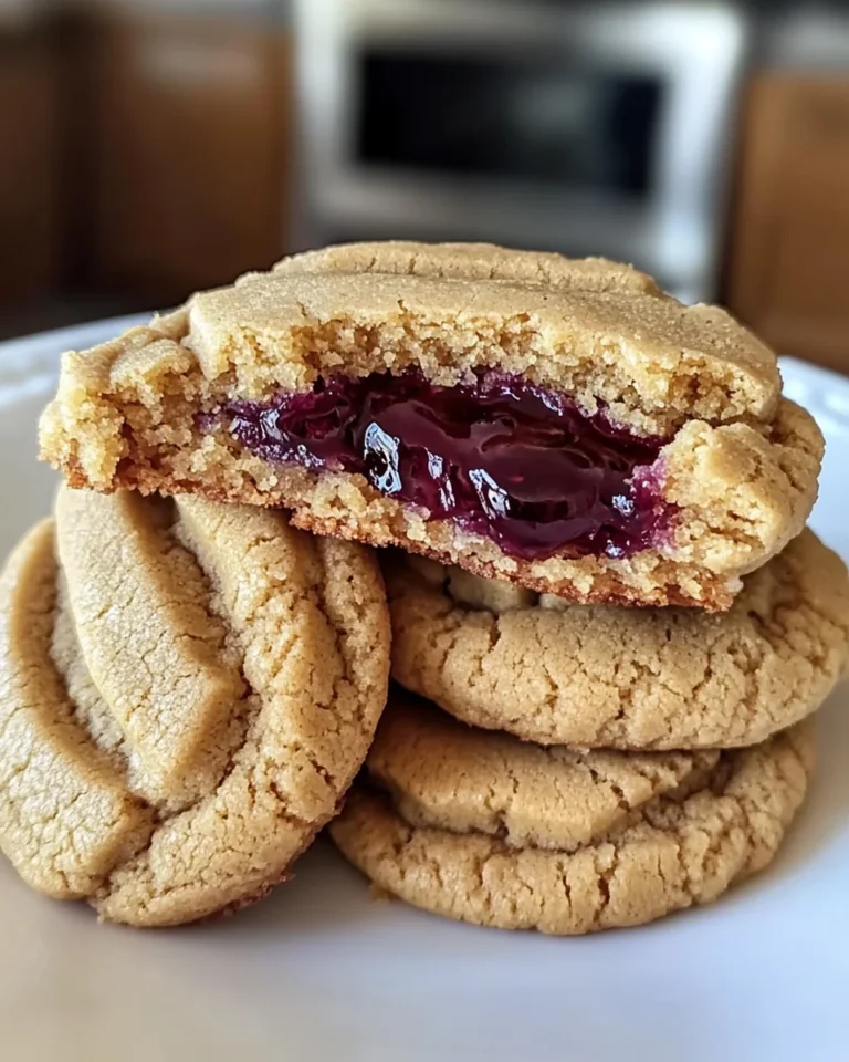 Peanut Butter And Jelly Stuffed Cookies are Irresistible!