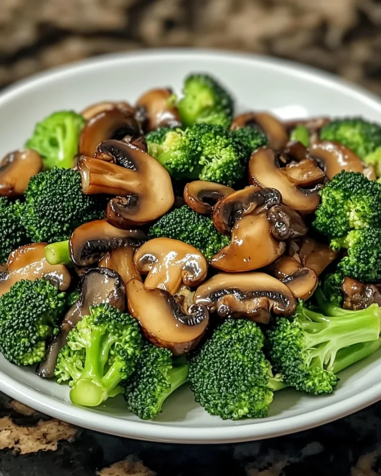 Broccoli Mushroom Stir Fry