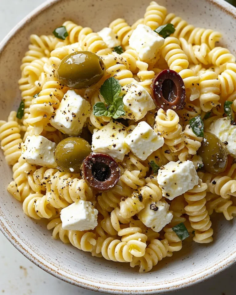 Dirty Martini Pasta Salad
