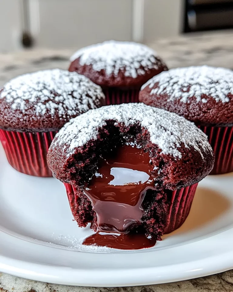 Red Velvet Lava Cupcakes