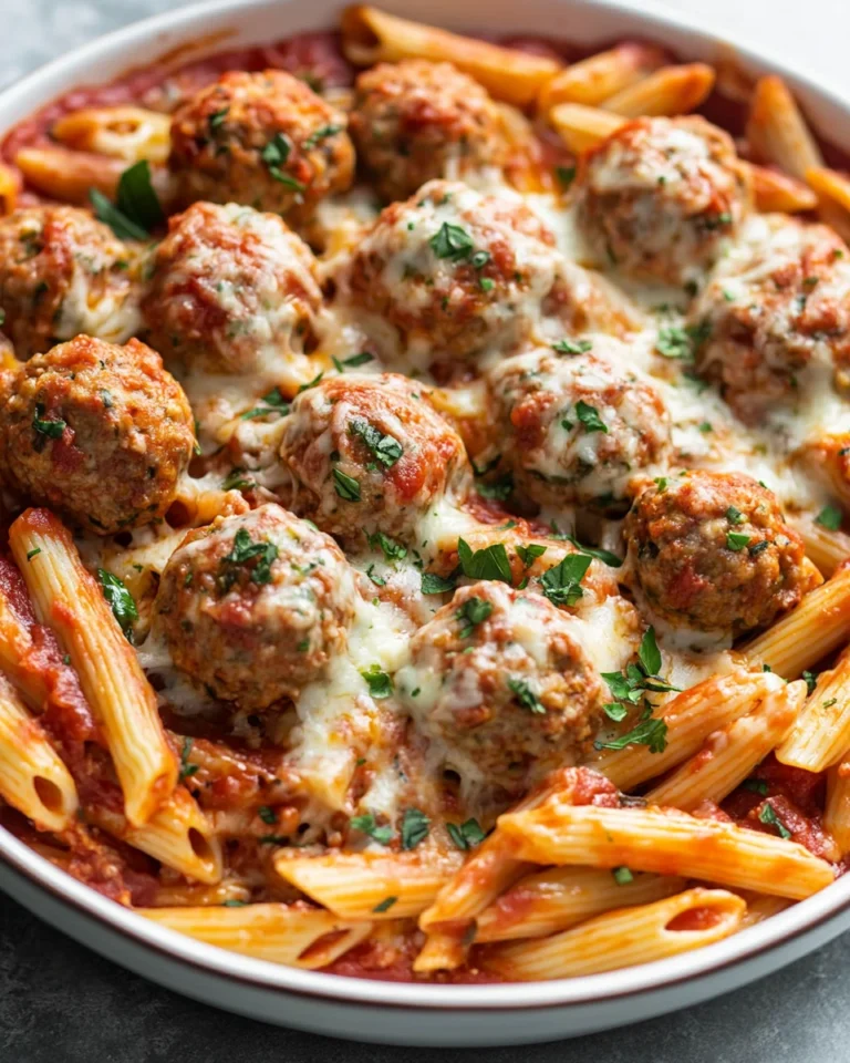 Meatball Pasta Bake: Discover a Delicious Family Classic!