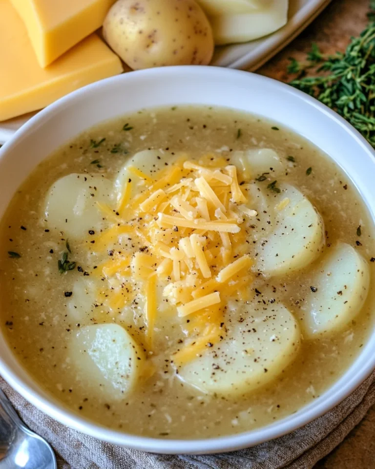 Cheddar Garlic Herb Potato Soup: A Cozy Comfort Recipe!