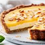 Lemon Mascarpone Tart with Crunchy Almond Crust