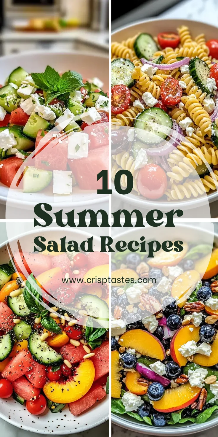 Summer Salad Recipes – 15 Easy, Healthy & Delicious Ideas
