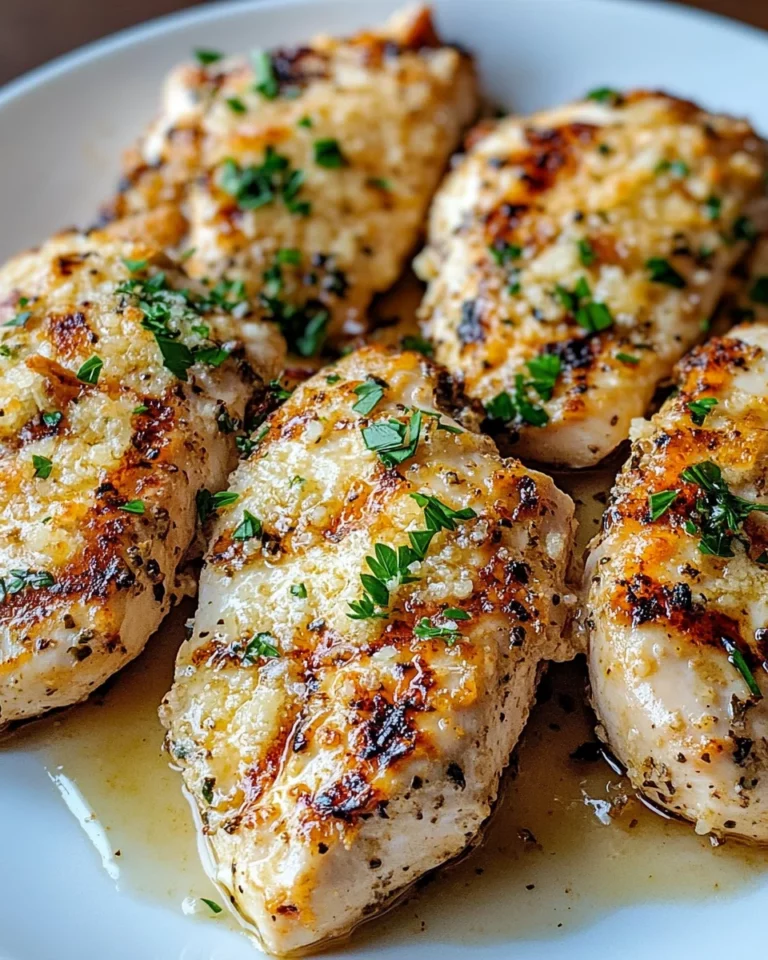 Garlic Parmesan Grilled Chicken