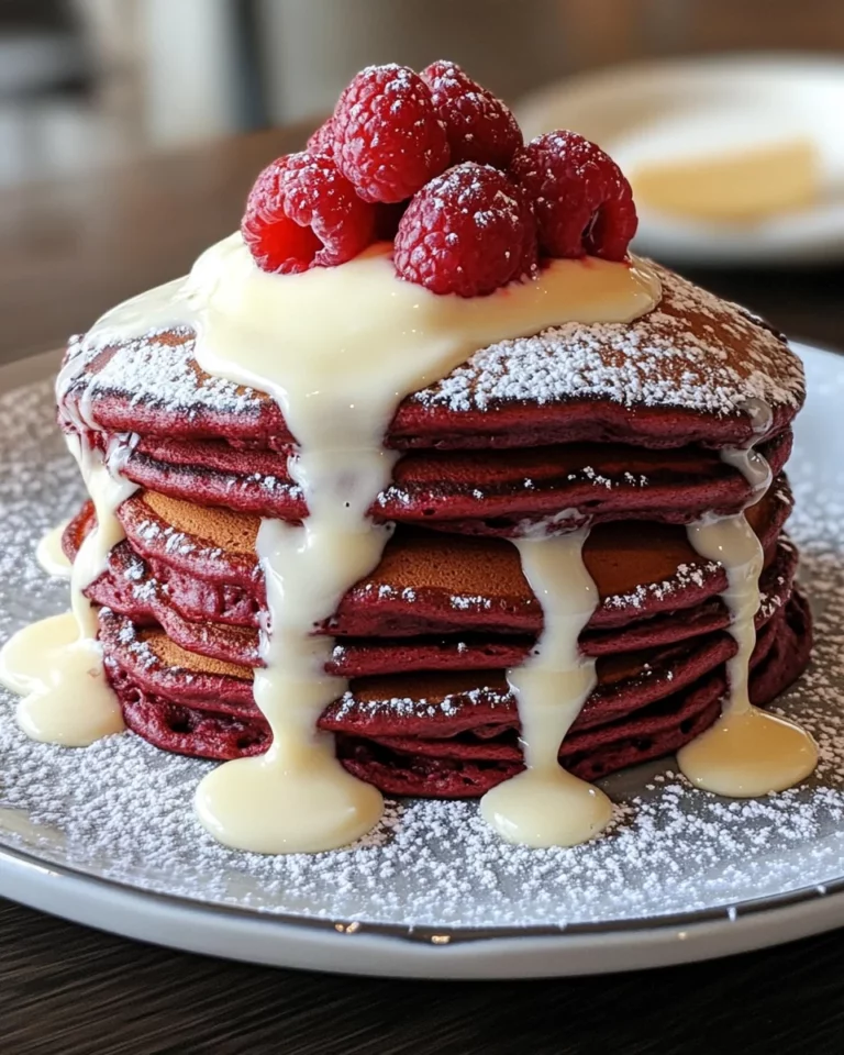 Decadent Red Velvet Pancakes: A Must-Try Delight!
