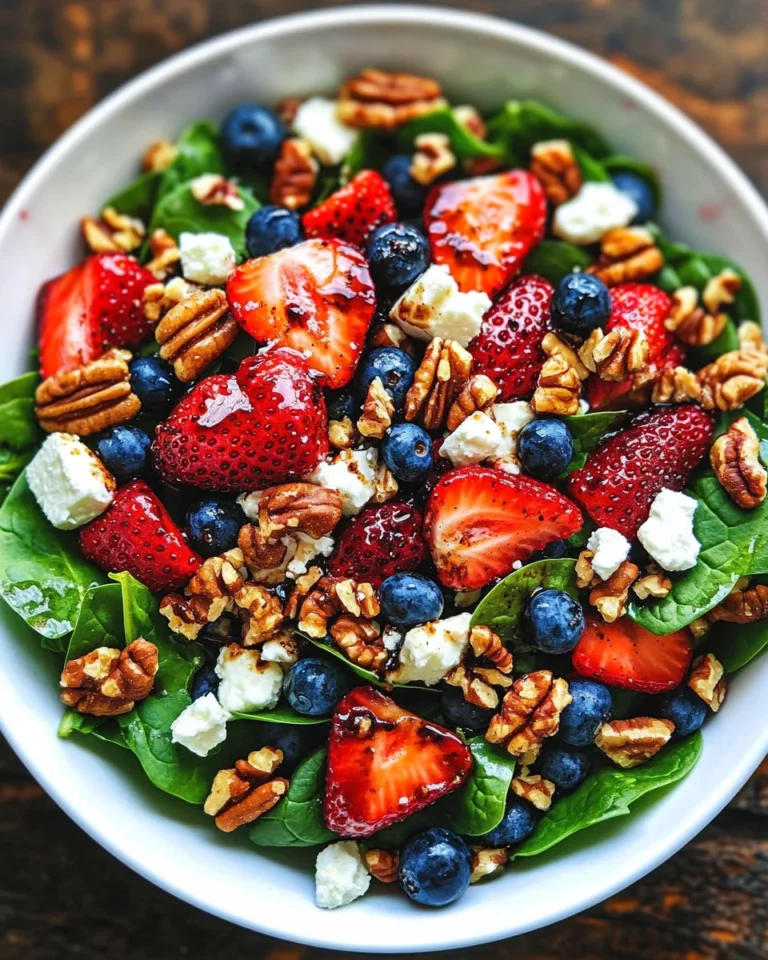 15-Minute Strawberry Spinach Salad That Will Delight You!