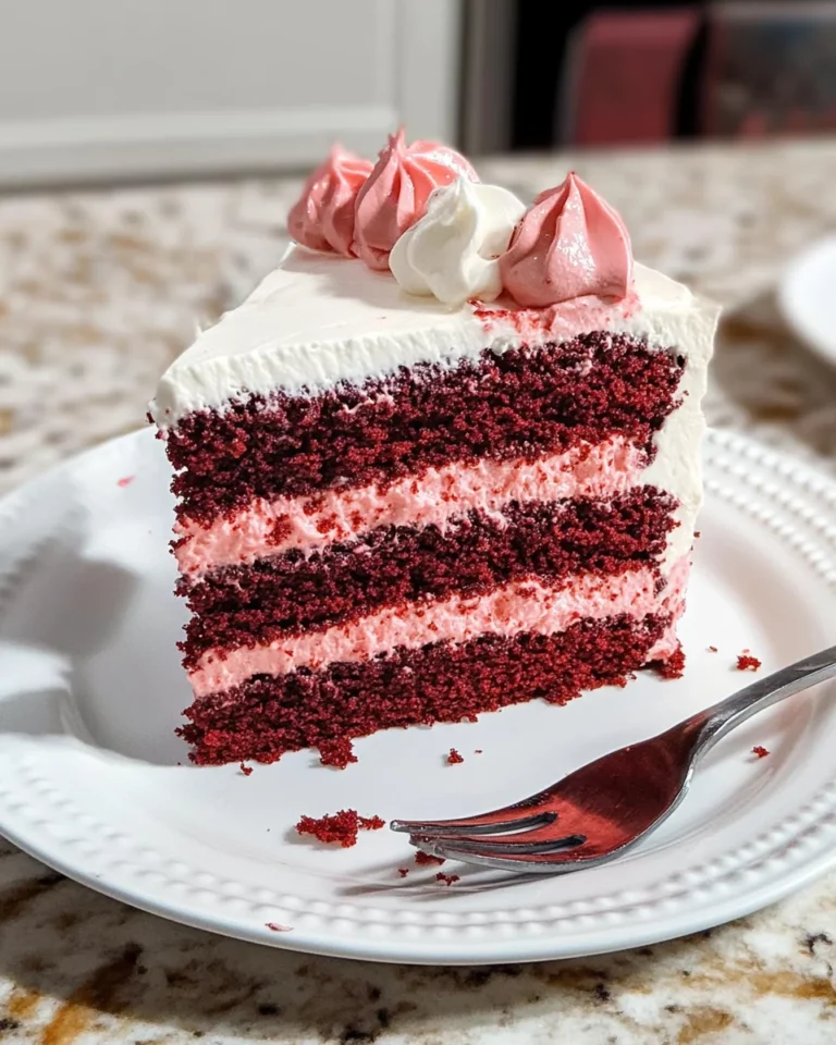 Doctored Red Velvet Box Mix Cake