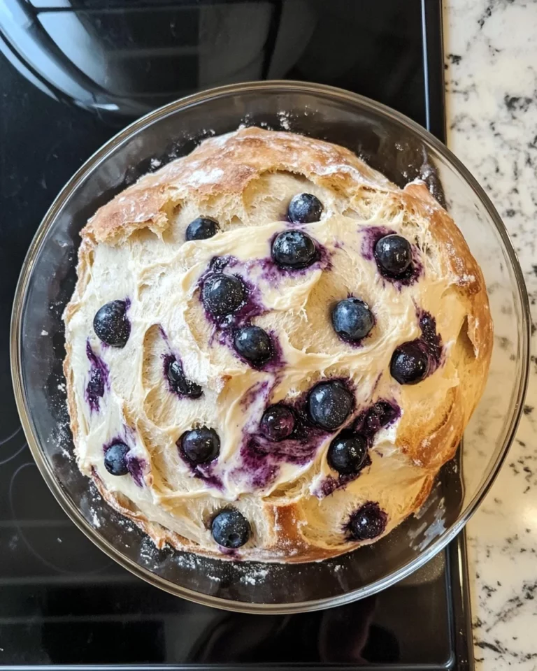 Blueberry Lemon Cream Cheese Sourdough Bread