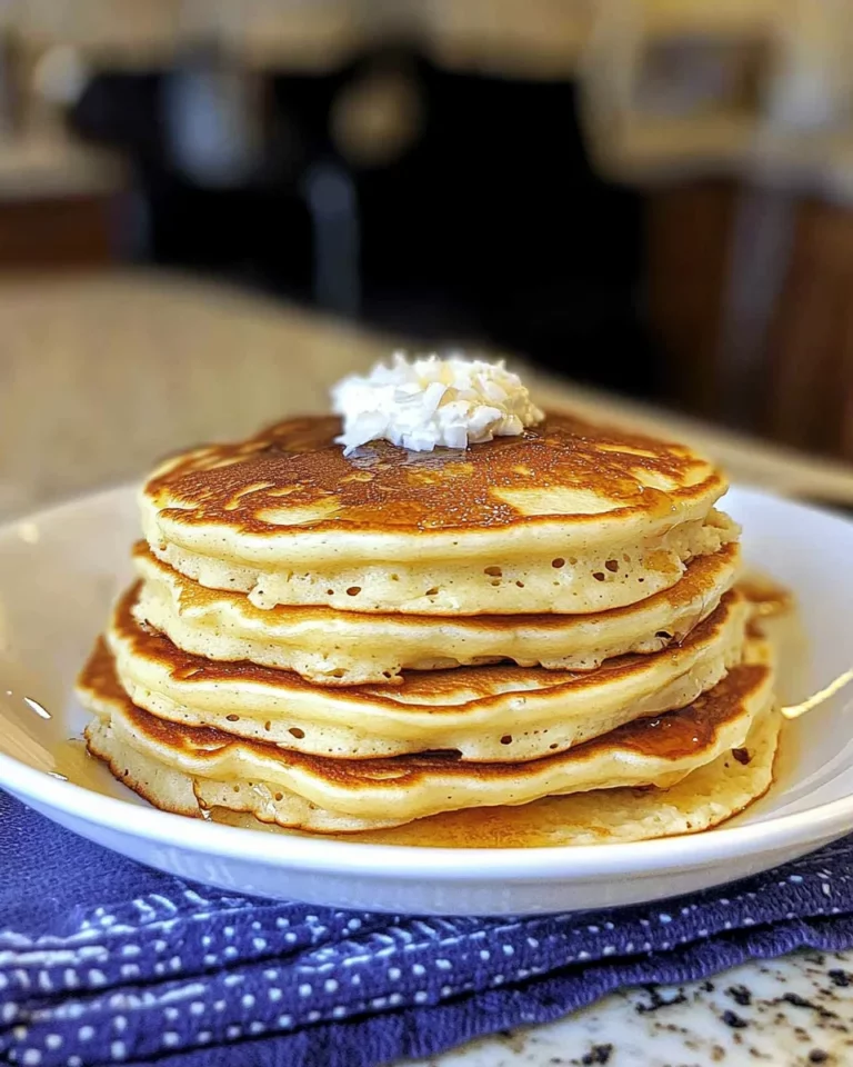 Coconut cream pancakes that will delight your breakfast!