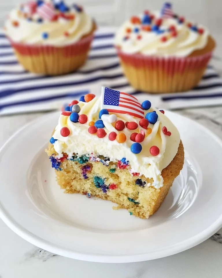 4th of July Funfetti Cupcakes: A Festive Treat to Delight!