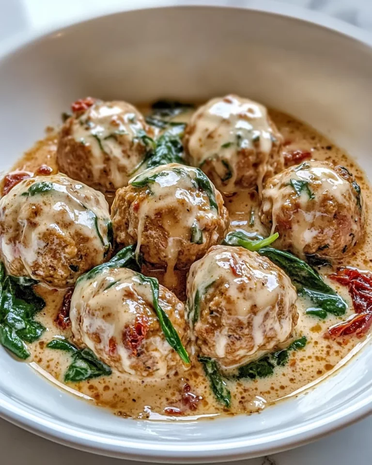 Creamy Tuscan Keto Meatballs