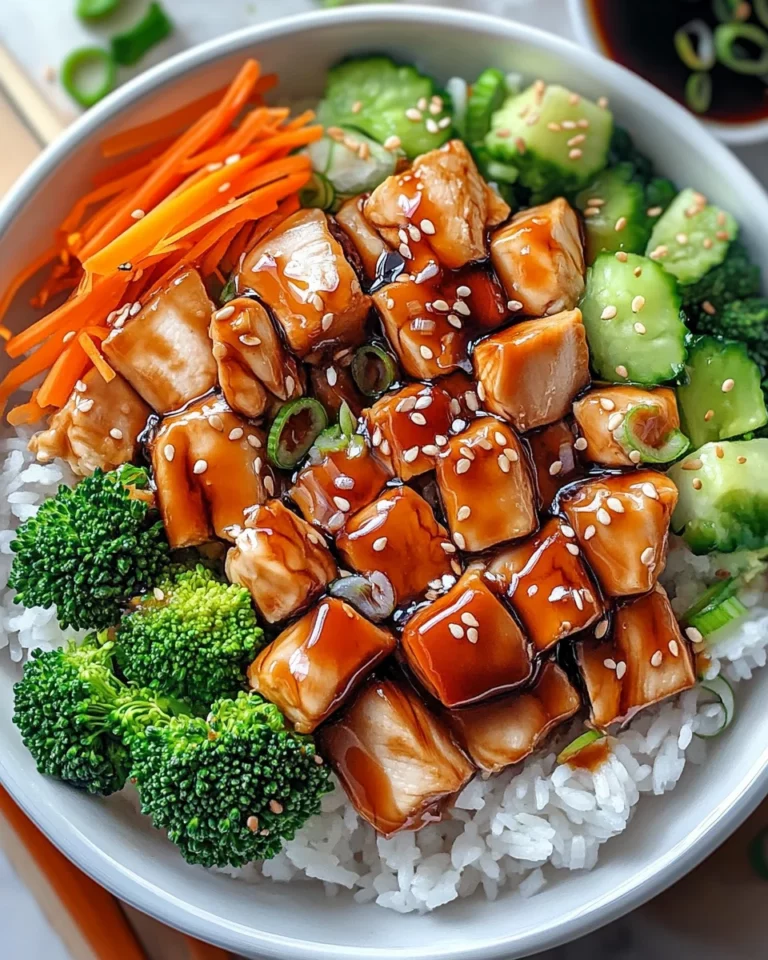 Teriyaki Chicken Sushi Rice Bowl
