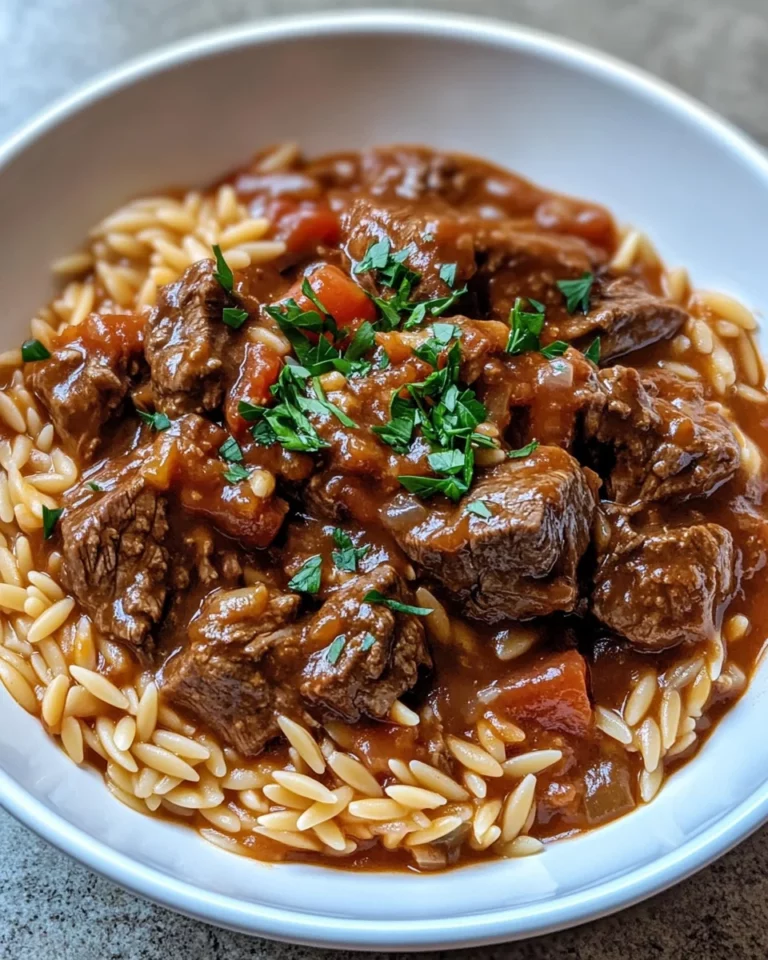 Greek Beef Orzo Pasta: A Delicious One-Pot Wonder!