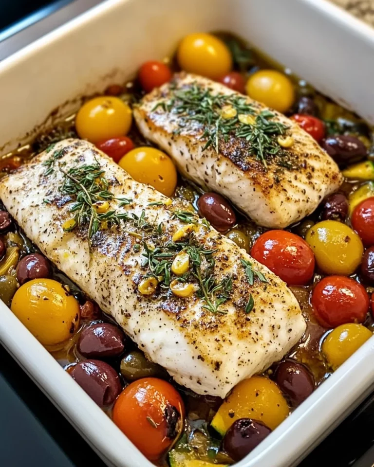 Mediterranean Baked Fish