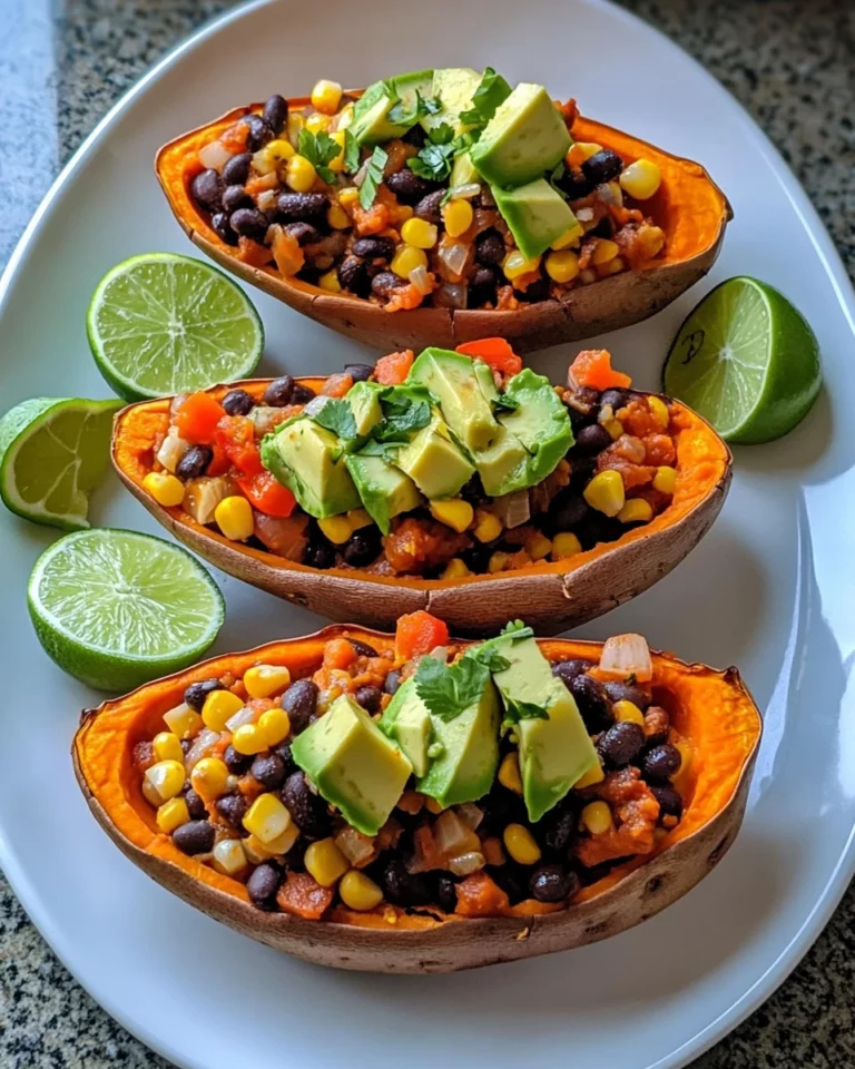 Sweet potato bliss boats are a tasty meal idea!