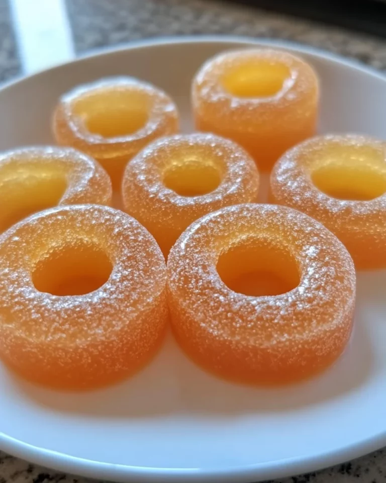 Drunken Peach Ring Vodka Gummies