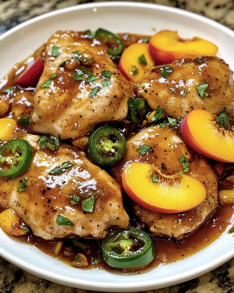 Jalapeno Peach Chicken Recipe