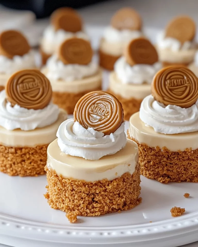 Mini Biscoff cheesecakes that will delight your taste buds!
