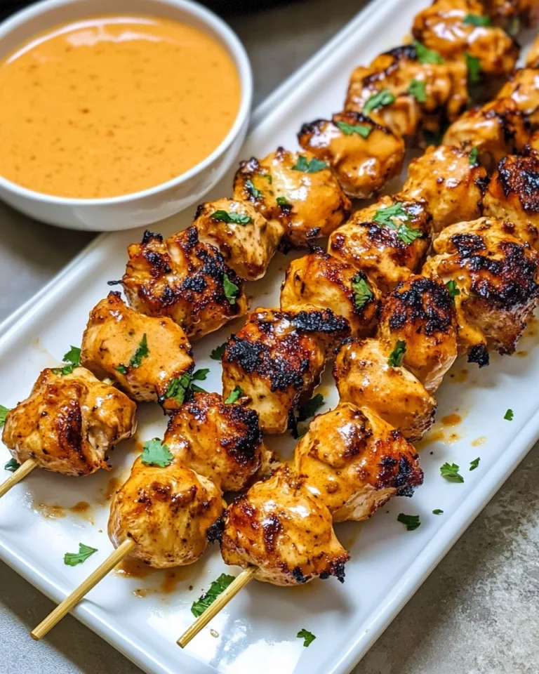 Bang Bang Chicken Skewers