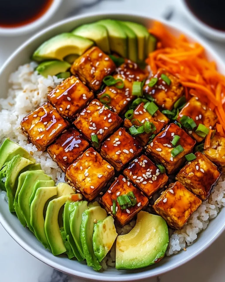 Crispy Tofu Sushi Bowl