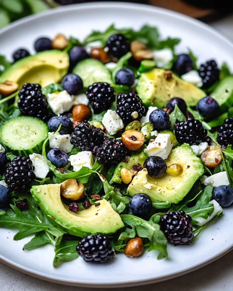 Blackberry, Avocado and Arugula Salad: A Fresh Delight!